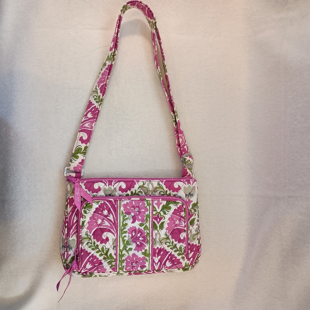 RETIRED Vera Bradley Little Hipster Julep Tulip Crossbody Bag Purse